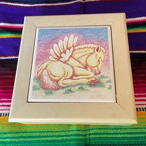 Pegasus tile jewelry box